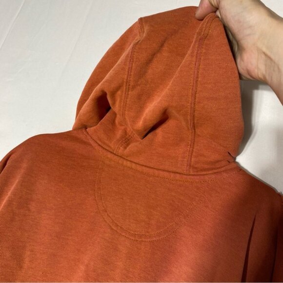 Carhartt Orange Heavily Distressed Pullover Hoodie M - Picture 14 of 16